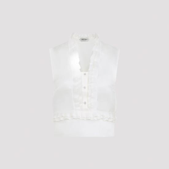 26SS 알베르타 페레티 블라우스 A08051619 0003 AVORIO WHITE - ALBERTA FERRETTI