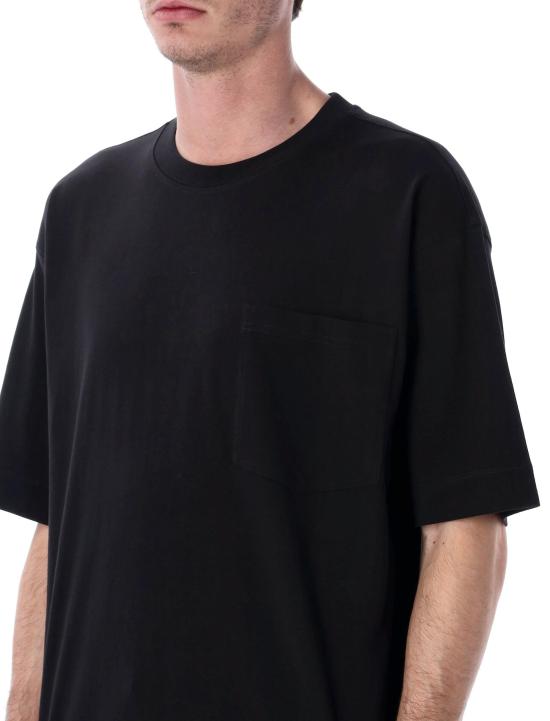 26SS 드리스 반 노튼 폴로 티셔츠 0211103603 900 BLACK - DRIES VAN NOTEN