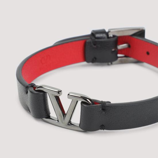 26SS 발렌티노 가라바니 브레이슬릿 8Y2J0M67TCZ 0SM NERO ROUGE PUR BLACK - VALENTINO GARAVANI