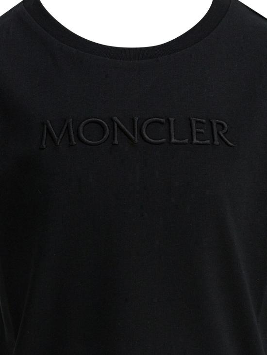 26SS [키즈] 몽클레어 폴로 셔츠 8C00009 K 89AT9999 BLACK - MONCLER