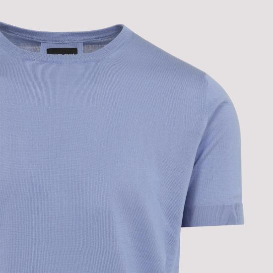 26SS 조르지오 아르마니 스웨터 3HSM38 SM63Z UA017 LAVENDER BLUE - GIORGIO ARMANI