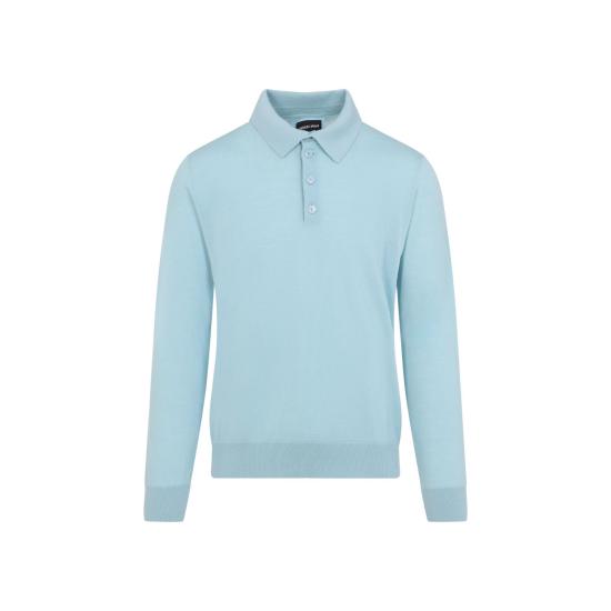 26SS 조르지오 아르마니 스웨터 8NSF03 SM99Z U9192 AQUAMARINE BLUE