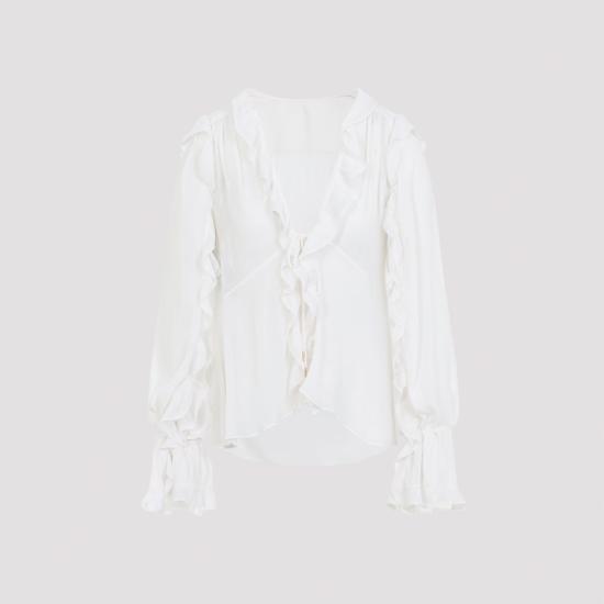 26SS 알베르타 페레티 셔츠 A02111617 0003 AVORIO WHITE - ALBERTA FERRETTI
