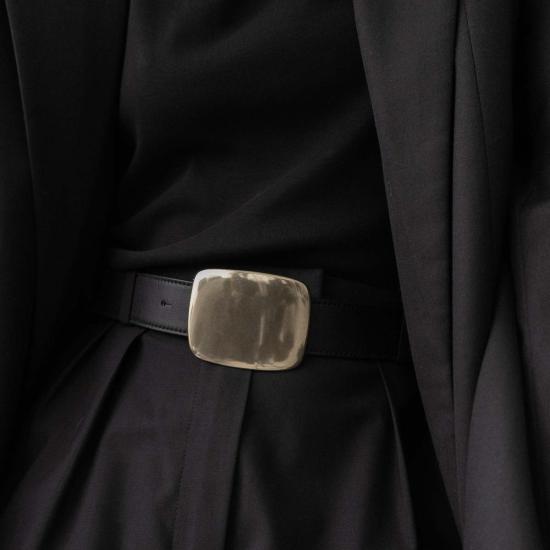  비로우더레귤러 벨트 레귤러 벨트 B 로우 더  레이튼  블랙/실버 - B LOW THE BELT