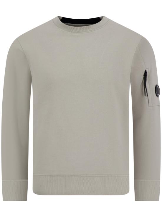 26SS 씨피 컴퍼니 다이애그널 레이즈드 플리스 크루넥 렌즈 스웨트셔츠 20CMSS713A005086W904 DOVE DOM