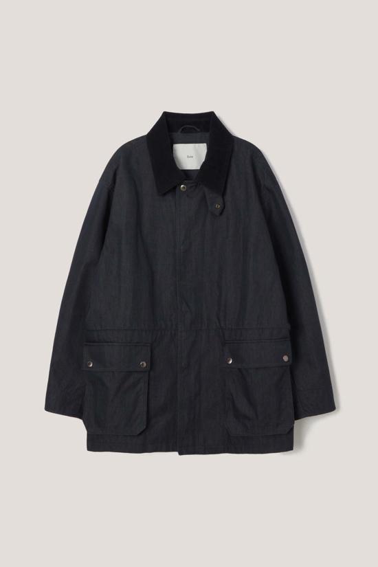  던스트 자켓 유니섹스 작업복 재킷 인디고 네이비