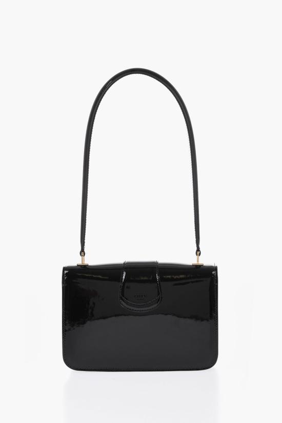  셀린느 카프스킨 틴 셀린느 조세핀 백 121423FYE 38NO Black - CELINE