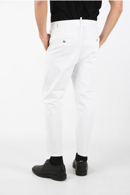  디스퀘어드2 데님 팬츠 S71KB0269 S39781 100 White - DSQUARED2