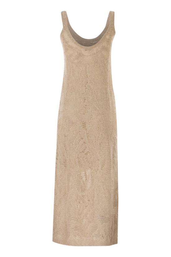 26SS 브루넬로 쿠치넬리 대즐링 워터 릴리 드레스 MDT771A92 C8925 BEIGE - BRUNELLO CUCINELLI