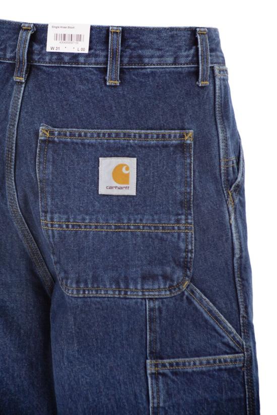  칼하트 WIP 스미스 데님 싱글 니 쇼츠 I032026 0106 BLUE - CARHARTT WIP