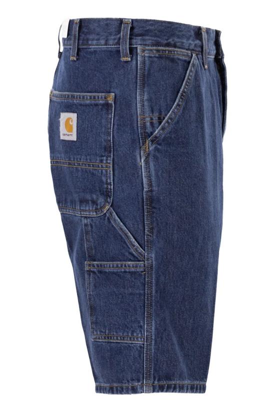  칼하트 WIP 스미스 데님 싱글 니 쇼츠 I032026 0106 BLUE - CARHARTT WIP