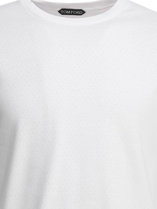 26SS 톰포드 반팔 티셔츠 JCS032JMC111WAA WHITE - TOMFORD