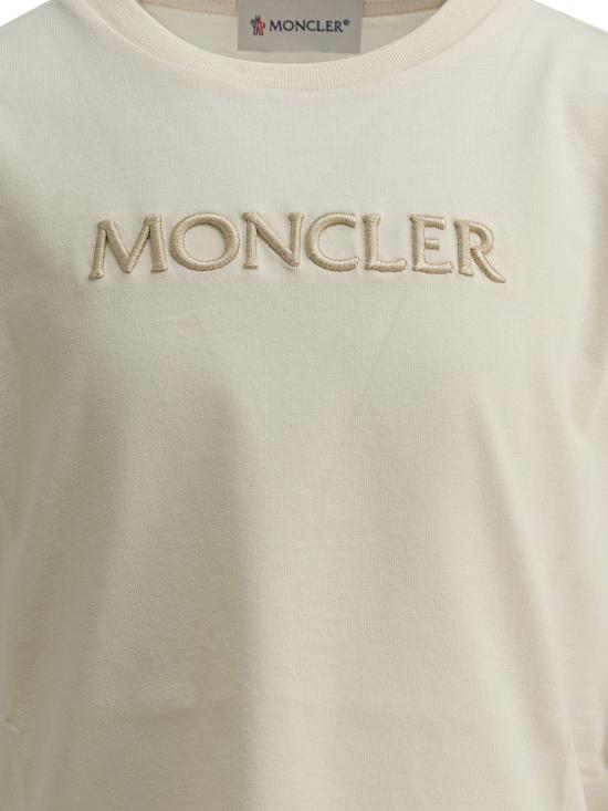 26SS [키즈] 몽클레어 티셔츠 8C00009K89AT9050 WHITE - MONCLER