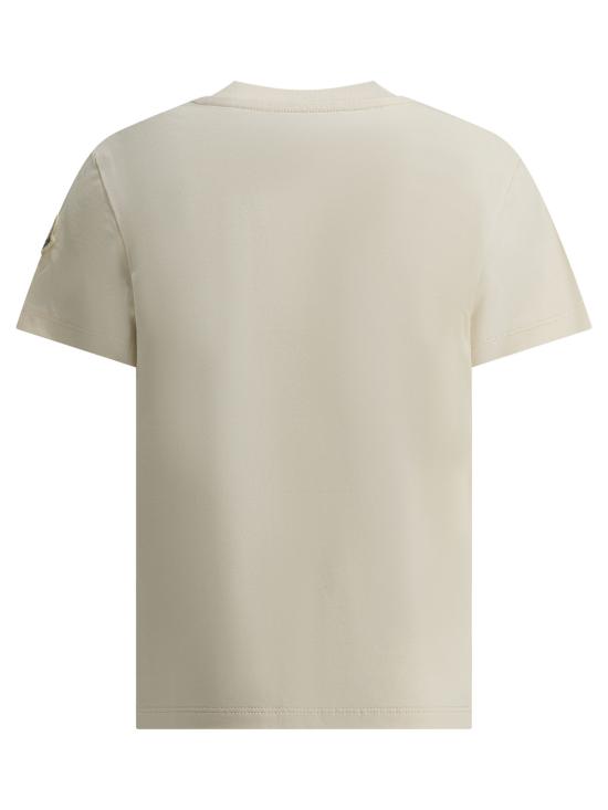 26SS [키즈] 몽클레어 티셔츠 8C00009K89AT9050 WHITE - MONCLER