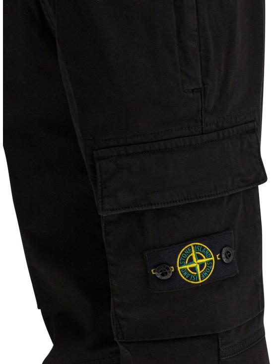 26SS [키즈] 스톤 아일랜드 스트레이트 팬츠 3100005S0012V0029 BLACK - STONE ISLAND