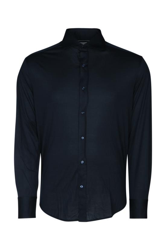 26SS 브루넬로 쿠치넬리 프렌치 칼라 셔츠 MD8216686 C4425 BLUE