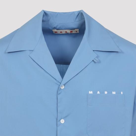 26SS 마르니 긴팔 셔츠 CUMU0213PPUSCT88 LWB31 BLUE - MARNI