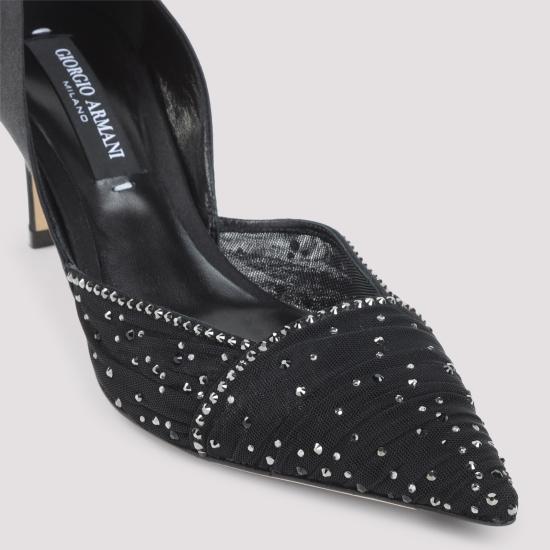 26SS 조르지오 아르마니 힐/펌프스 GW001909AF23775 MC570 BLACK - GIORGIO ARMANI