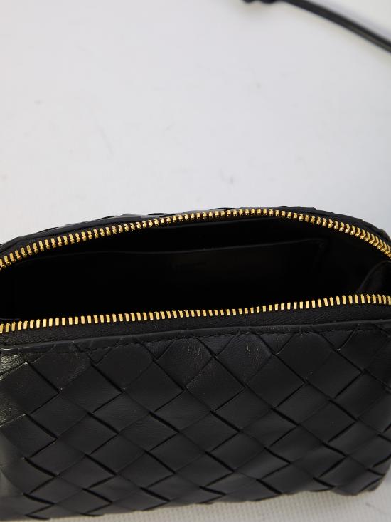 26SS 보테가베네타 인트레치아토 콘서트 파우치 794258VCPP1 8425 BLACK - BOTTEGA VENETA