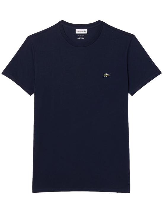  라코스테 피마 코튼 저지 크루넥 티셔츠 TH6709 166 BLUE