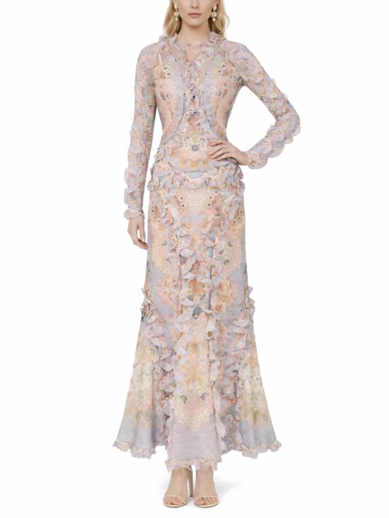 26SS 짐머만 미디 원피스 6312DC261 BUF MULTICOLOUR - ZIMMERMANN