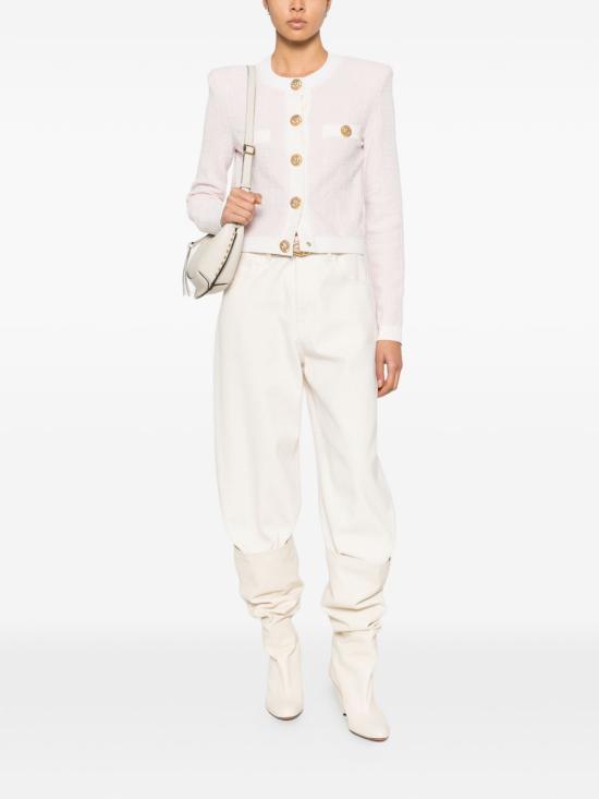 26SS 발망 스웨터 GF1KL000KJ48OIB PINK - BALMAIN