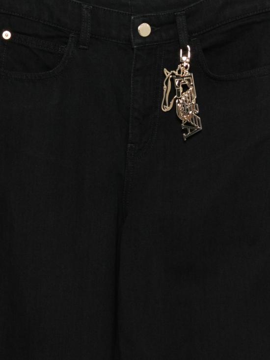 26SS 엠포리오 아르마니 스트레이트 팬츠 EW000737AF21094MC002 BLACK - EMPORIO ARMANI