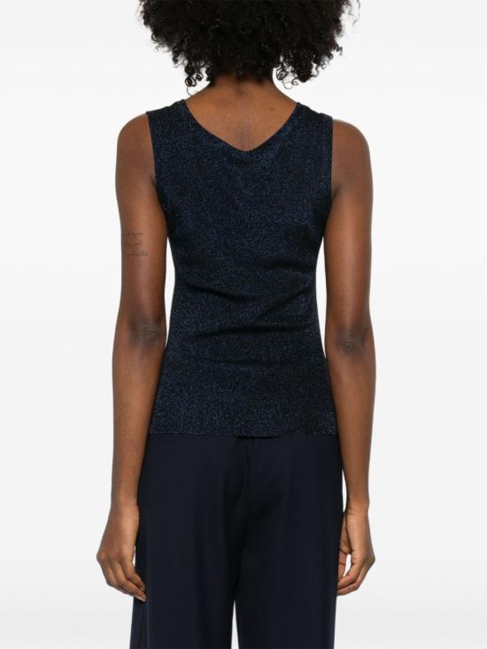 26SS 파비아나 필리피 반팔 티셔츠 MAD266F066D9625146 BLUE - FABIANA FILIPPI