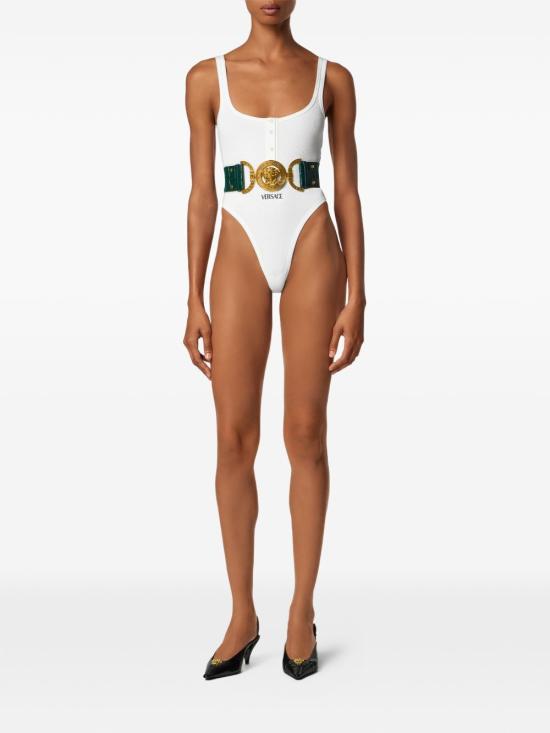 26SS 베르사체 반팔 티셔츠 10196881A095511W010 WHITE - VERSACE