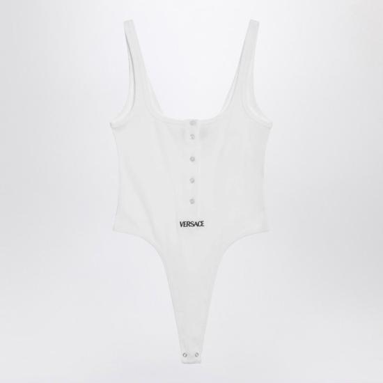 26SS 베르사체 반팔 티셔츠 10196881A095511W010 WHITE