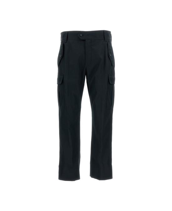 26SS 알렉산더 맥퀸 스트레이트 팬츠 857149QSACD 1000 BLACK