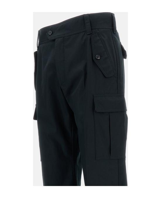 26SS 알렉산더 맥퀸 스트레이트 팬츠 857149QSACD 1000 BLACK - ALEXANDER MCQUEEN