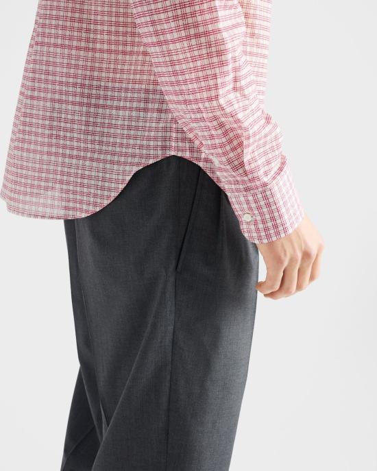 26SS 프라다 스트레이트 팬츠 UP039718WV F0480 ARDESIA - PRADA