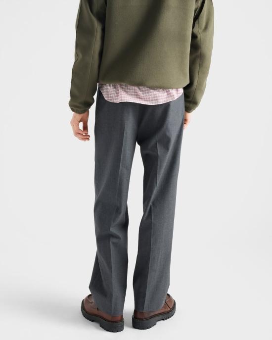 26SS 프라다 스트레이트 팬츠 UP039718WV F0480 ARDESIA - PRADA