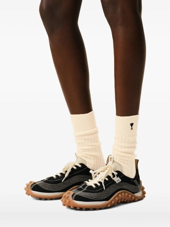 25FW 아미 양말 H25USC611AK0007 150 ECRU - AMI