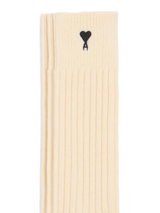 25FW 아미 양말 H25USC611AK0007 150 ECRU - AMI