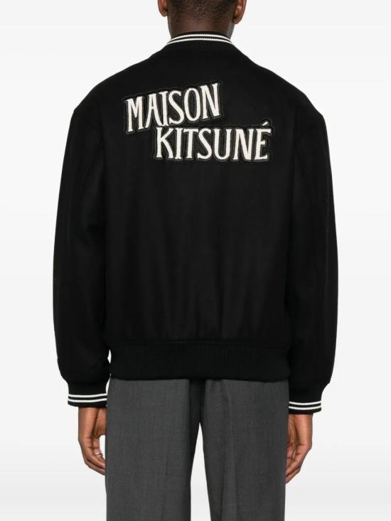 25FW 메종키츠네 봄버 자켓 PM02107WM2023 P199 BLACK - MAISON KITSUNE
