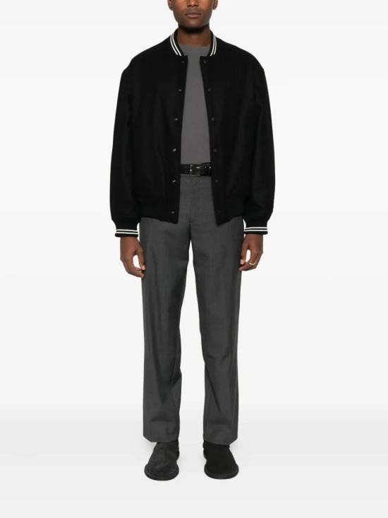 25FW 메종키츠네 봄버 자켓 PM02107WM2023 P199 BLACK - MAISON KITSUNE