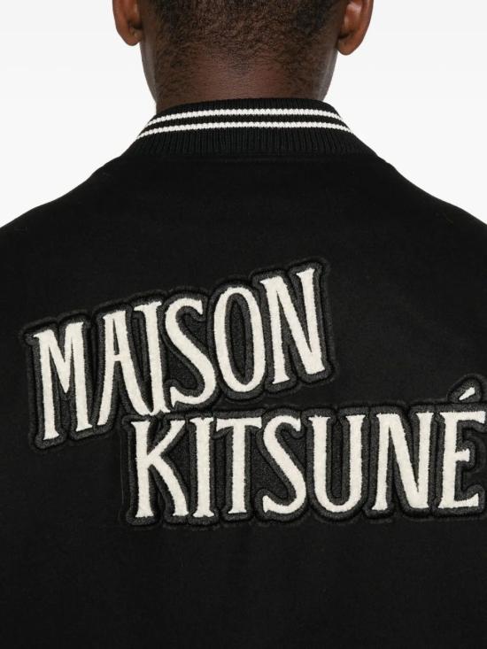 25FW 메종키츠네 봄버 자켓 PM02107WM2023 P199 BLACK - MAISON KITSUNE