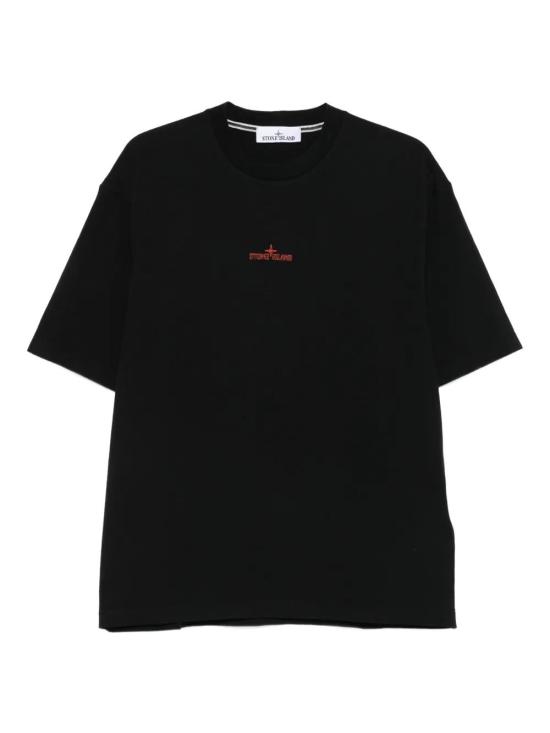 25FW 스톤 아일랜드 반팔 티셔츠 K2S152100021S0233 V0029 BLACK