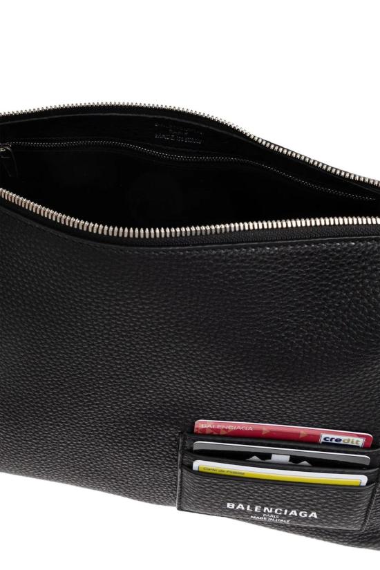 26SS 발렌시아가 크레딧 스몰 메신저백 8062662ABVZ 1000 BLACK - BALENCIAGA