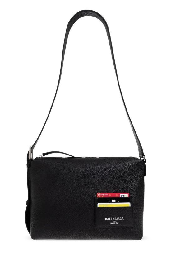 26SS 발렌시아가 크레딧 스몰 메신저백 8062662ABVZ 1000 BLACK