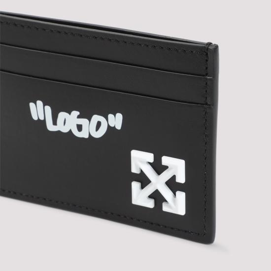 25FW 오프화이트 카드지갑 OMND09FC99LEA001 1001 BLACKWHITE - OFF WHITE