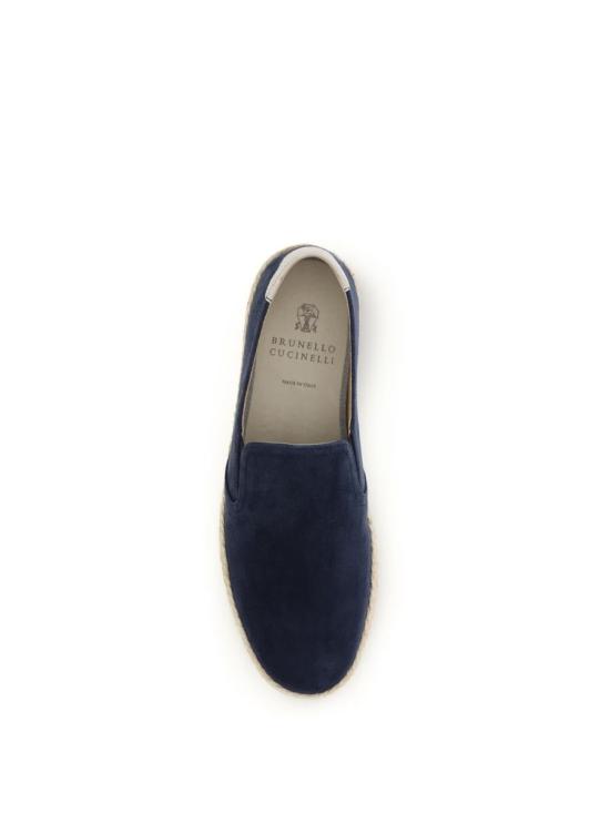 26SS 브루넬로 쿠치넬리 스니커즈 MZUOHEI837 CTK33 BLUE - BRUNELLO CUCINELLI
