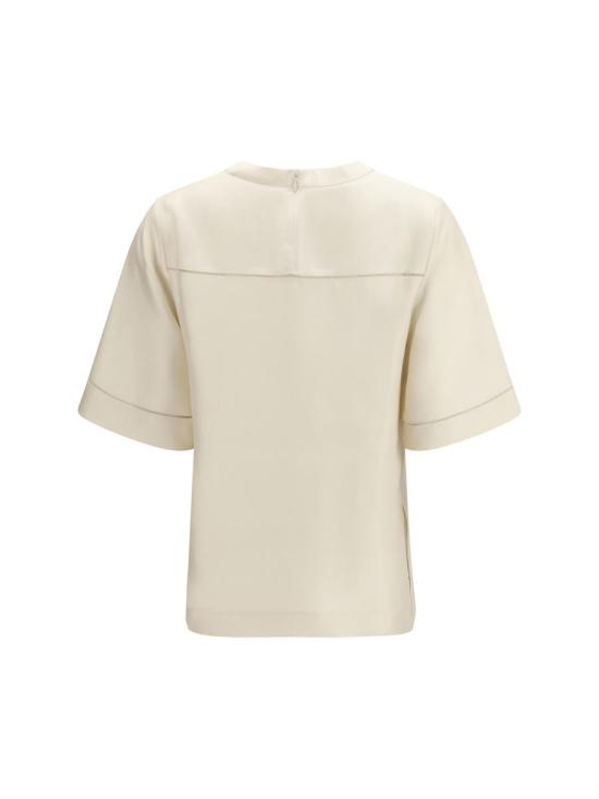 26SS 루루 드 세종 반팔 티셔츠 HAVANA IVORY Beige - LOULOU DE SAISON