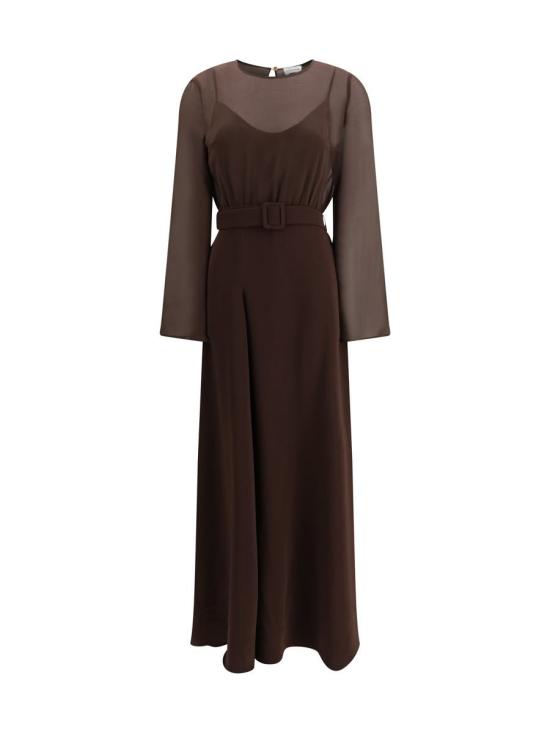 26SS 파로쉬 롱 원피스 D726118 008 BROWN