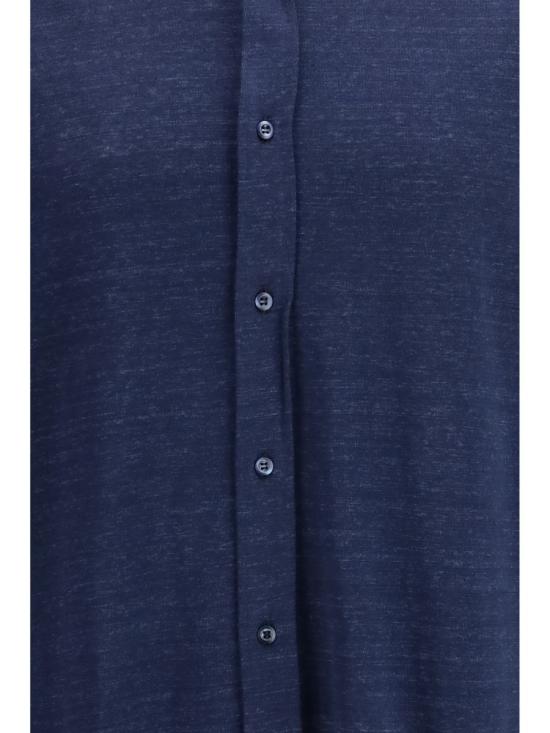 26SS 브루넬로 쿠치넬리 긴팔 셔츠 MR8276686 C006 BLUE - BRUNELLO CUCINELLI