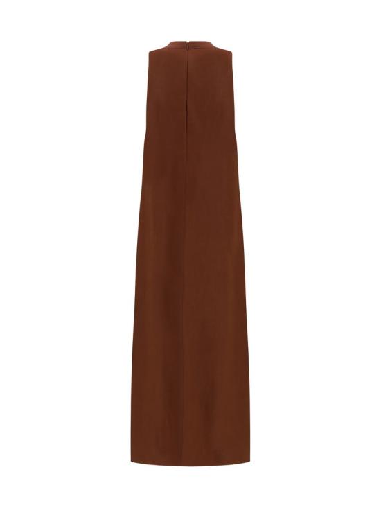 26SS 브루넬로 쿠치넬리 롱 원피스 MH126A4812 C9092 BROWN - BRUNELLO CUCINELLI