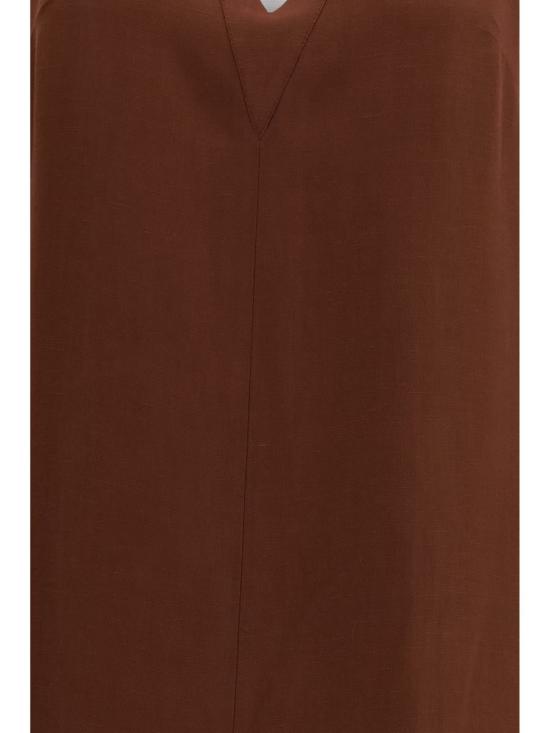 26SS 브루넬로 쿠치넬리 롱 원피스 MH126A4812 C9092 BROWN - BRUNELLO CUCINELLI