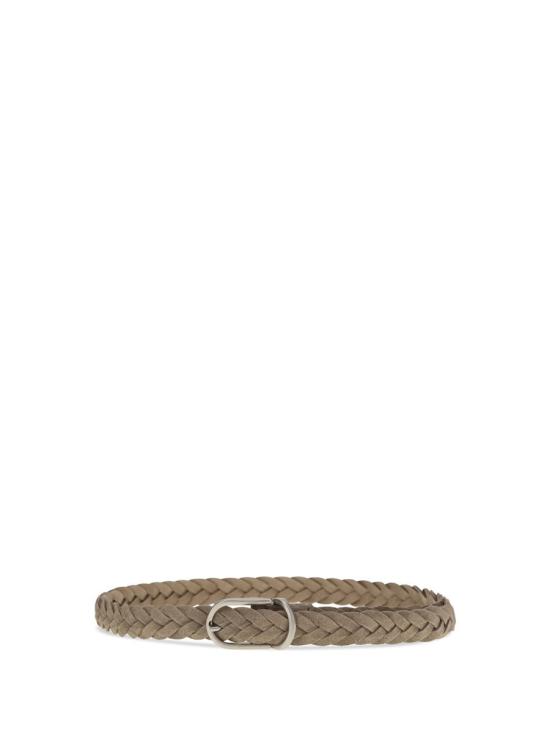 26SS 브루넬로 쿠치넬리 가죽 벨트 MAURP333 C4298 GREY - BRUNELLO CUCINELLI